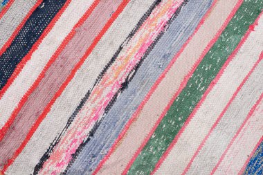 Etnik köy tarzında el yapımı kumaş. Eski doku.