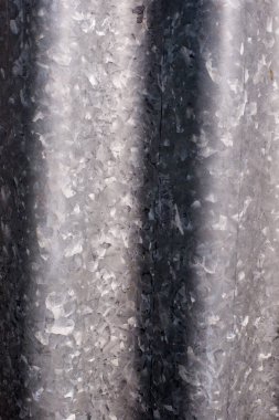 Arka plan için çelik metal çinko galvanize dalga tabakası. Fotoğraf dokusu.