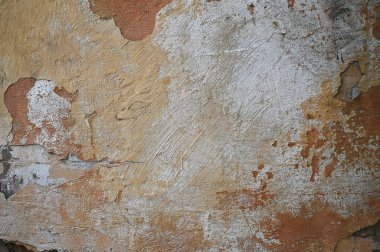 Eski kirli duvar kapanıyor. Grunge soyut fotoğraf arkaplanı. Güzel taş dokusu deseni