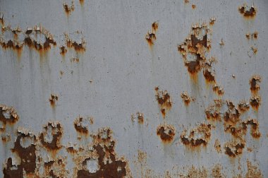 Arkaplan ve grafik elementler için eski paslı demir dokusu