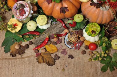 arka plan sonbaharda hasat