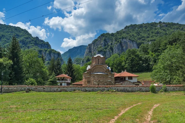 Csodálatos panoráma, Poganovo Szent János teológus kolostor — Stock Fotó