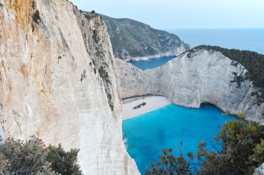 Panoramik Navagio batık Beach, Zakynthos