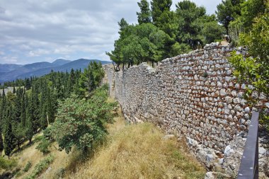 Lamia şehir Kalesi duvarı