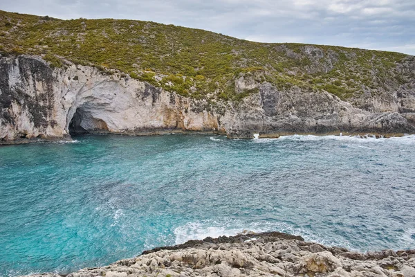 Bahía de Limnionas en la isla de Zakynthos — Foto de Stock