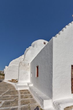 Ortaçağ beyaz Ortodoks Kilisesi Mykonos, Yunanistan