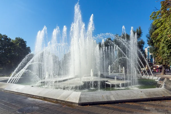 Fountain in the center of City of Pleven — Stock Photo, Image