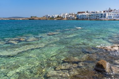 Panoramik şehir, Naoussa, Paros Adası, Cyclades