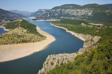 Arda Nehri ve Kırcaali rezervuar Panoraması