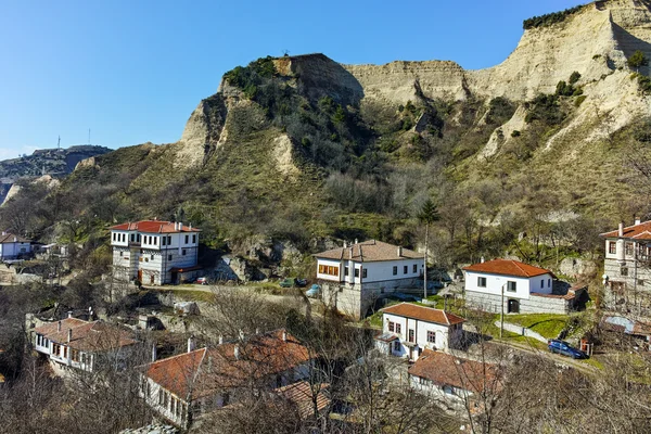 Panoráma Melnik városába, Blagoevgrad régió — Stock Fotó