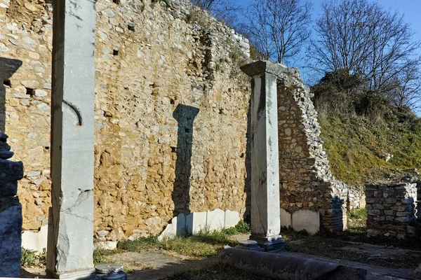 빌립보, 그리스의 고고학 지역에 유적 — 스톡 사진