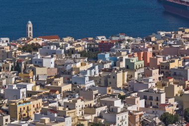 Ermopoli şehir, Syros, Yunanistan, bağlantı noktasına görüntülemek