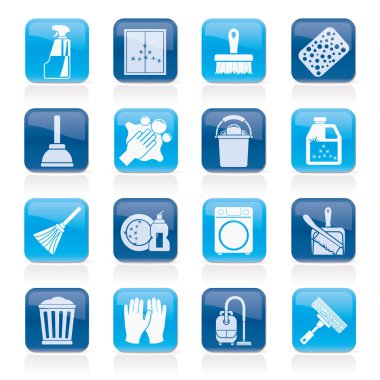 Temizlik ve hijyen simgeler