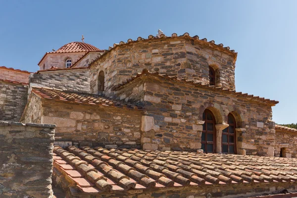 Вид на церковь Панагия Эфонтапилиани в Паросе, остров Парос, Греция — стоковое фото