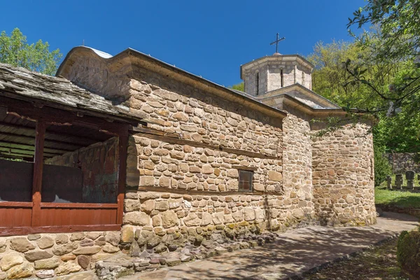 Vista incrível da Igreja do mosteiro de Temski St. George, República da Sérvia — Fotografia de Stock
