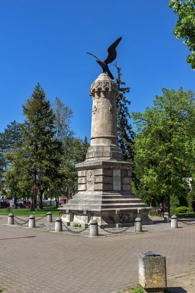 Пам'ятник загиблих солдатів під час Сербська Османської війна, вік 1876 1877, місті Pirot — стокове фото
