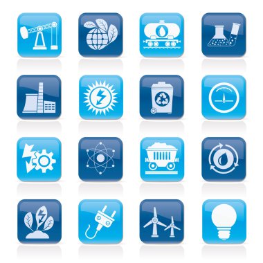 güç ve enerji üretim simgeler