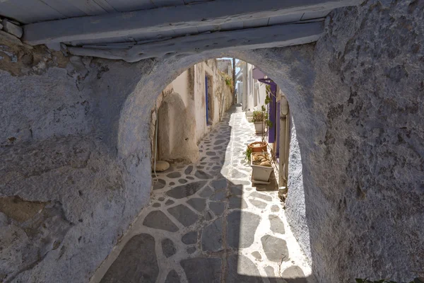 Altstadt von Chora-Stadt, Insel Naxos, Griechenland — Stockfoto