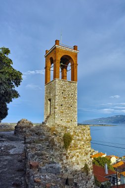 Nafpaktos şehirde Saat Kulesi