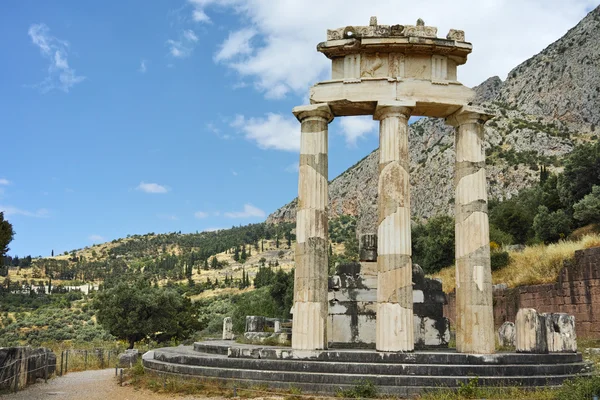 Athena pronaia heiligtum in delphi — Stockfoto