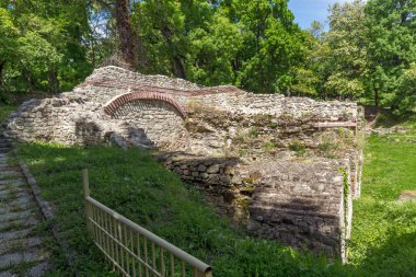 Termal hamam Diocletianopolis, kasaba Hisarya, Bulgaristan