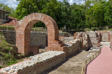 Diocletianopolis, Hisarya, Bulgaristan kasaba termal hamam eski girişi