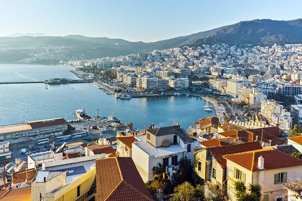 Panoramik bağlantı noktasına, Kavala, Yunanistan