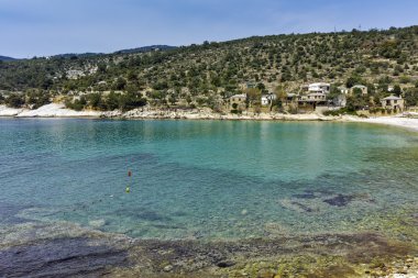 Eski evlerde Köyü, Aliki, Thassos Island, Yunanistan  