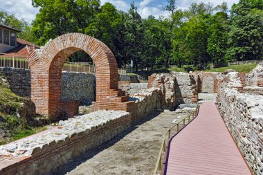 Diocletianopolis antik Termal Hamamları Panoraması, Hisarya kasabası, Bulgaristan