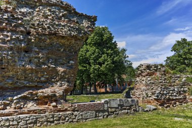 Antik Roma kenti Diocletianopolis'in sur kalıntıları, Hisarya kasabası, Bulgaristan