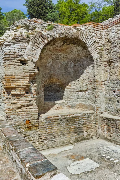 Vista interna Le antiche Terme di Diocletianopolis, città di Hisarya, Bulgaria — Foto Stock