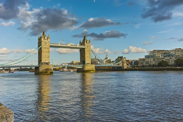 Tower Bridge in London in the late afternoon, England