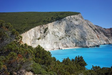 Porto Katsiki Beach, Lefkada, Ionian Islands Panoraması