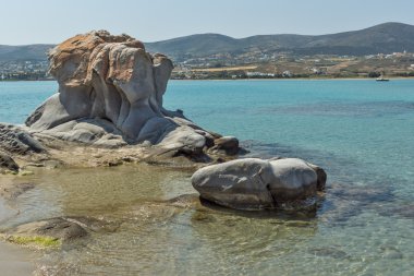 kaya oluşumları kolymbithres beach, paros Adası, Kiklad Adaları