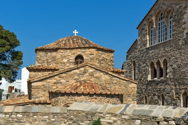 Iglesia de Panagia Ekatontapiliani en Parikia, isla de Paros, Cícladas — Foto de Stock