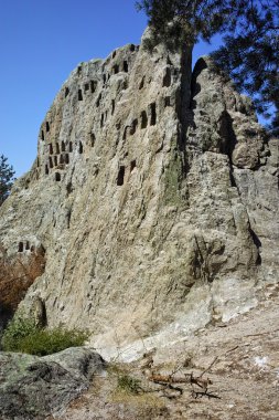 Trakyalı'nın kutsal alan kartal kayalar şaşırtıcı görünümü Ardino kasaba yakınlarında
