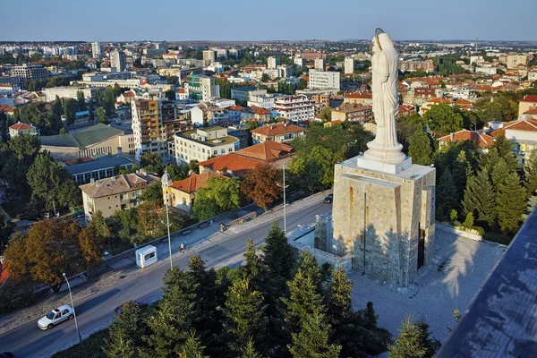 Największy pomnik Maryi Panny na świecie, miasto Haskovo — Zdjęcie stockowe