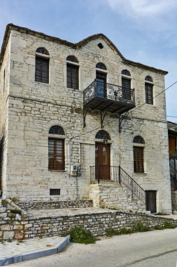 Theologos köy içinde taş ev, Thassos Adası, Doğu Makedonya ve Trakya