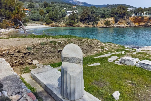 Aliki, Thassos Adası, Sit Alanı antik sütun Doğu Makedonya ve Trakya