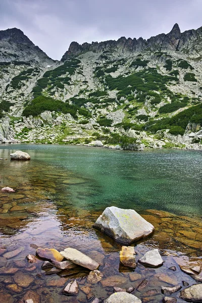 Amazing Panorama of Samodivski Lakes, Pirin Mountain — Stok Foto