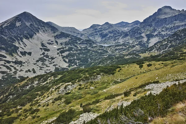 Wspaniałą panoramę sumer do góry Pirin — Zdjęcie stockowe