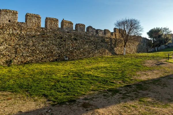 Ruinen der Festung in Kavala, Griechenland — Stockfoto
