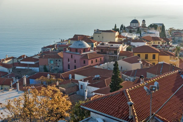 Amazing Panorama a Kavala, Grecia — Foto Stock