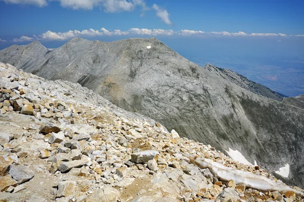 Panorama from Vihren Peak to Kutelo Peak, Pirin Mountain — Stock Photo, Image