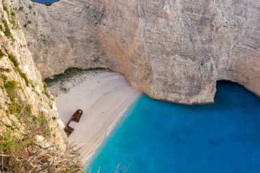 Eski gemi Navagio batık Beach, Zakynthos
