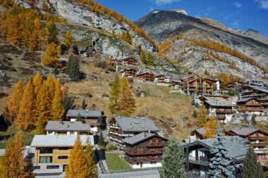 Zermatt Resort, Valais Canton ahşap evde ile Panorama,