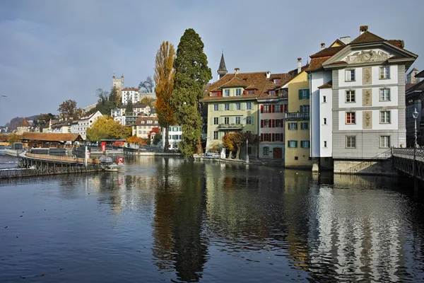 Blick auf die Stadt Luzern, Kanton Luzern — Stockfoto