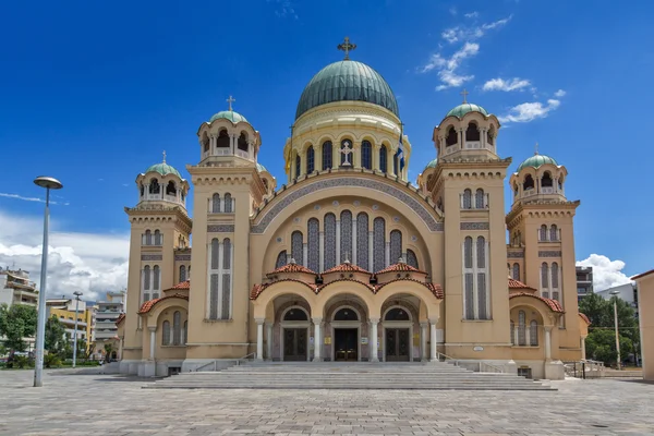 Ναός Αγίου Ανδρέα Γόρτυνος, η μεγαλύτερη εκκλησία στην Ελλάδα, Πάτρα, Πελοπόννησος — Φωτογραφία Αρχείου