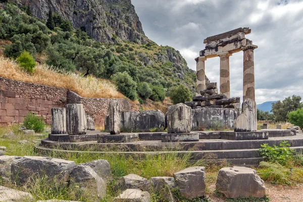 Santuário Athena Pronaia em Delphi — Fotografia de Stock