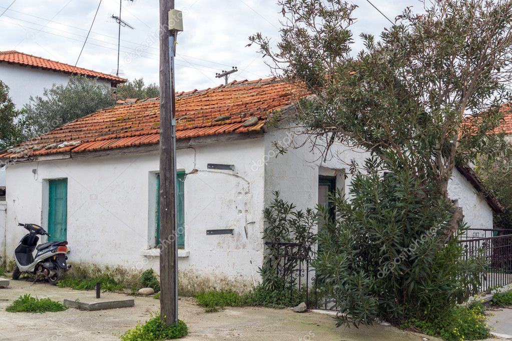 Old house in Ammouliani island, Athos, Chalkidiki, Central Macedonia